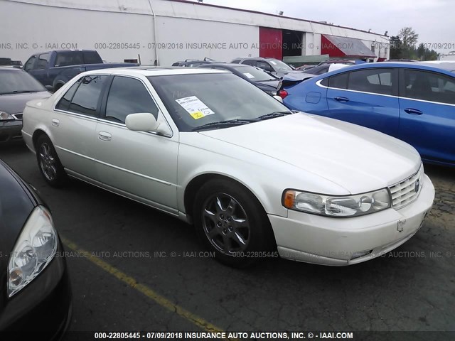 1G6KY54921U129801 - 2001 CADILLAC SEVILLE STS WHITE photo 1