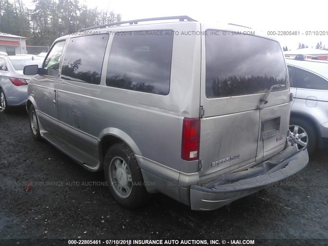 1GKEL19X13B502919 - 2003 GMC SAFARI XT BEIGE photo 3