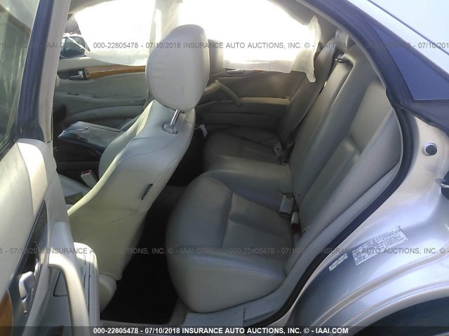 JNKAY41E23M002357 - 2003 INFINITI M45 SILVER photo 8