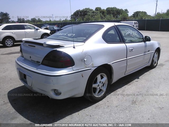 1G2NV12E81M548834 - 2001 PONTIAC GRAND AM GT1 SILVER photo 4