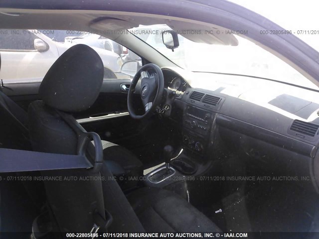 1G2AL18F687299950 - 2008 PONTIAC G5 SILVER photo 5