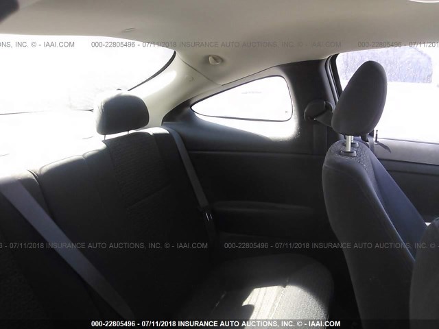 1G2AL18F687299950 - 2008 PONTIAC G5 SILVER photo 8