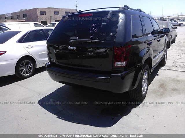 1J4PR4GK0AC109006 - 2010 JEEP GRAND CHEROKEE LAREDO BLACK photo 4