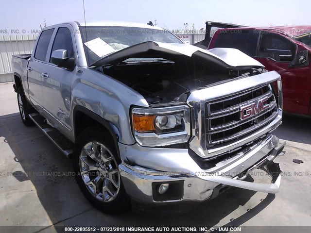 3GTP1VEC2EG492562 - 2014 GMC SIERRA C1500 SLT SILVER photo 1