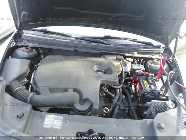 1G1ZA5EU6CF353169 - 2012 CHEVROLET MALIBU LS 灰色 照片 10