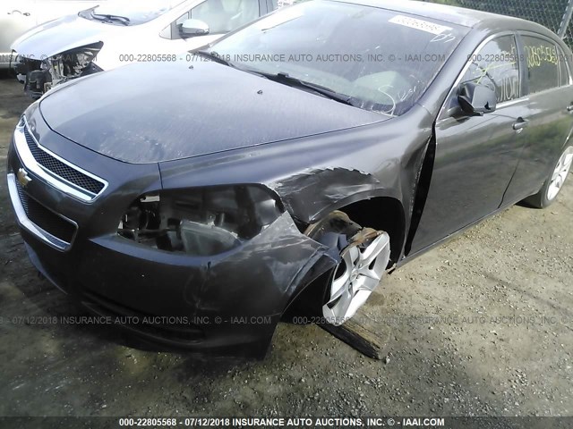 1G1ZA5EU6CF353169 - 2012 CHEVROLET MALIBU LS 灰色 照片 6