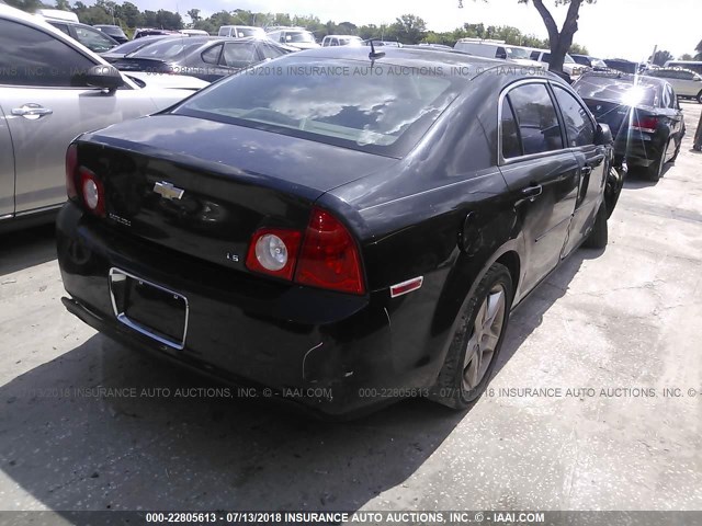 1G1ZG57B89F159312 - 2009 CHEVROLET MALIBU LS Қара фото 4