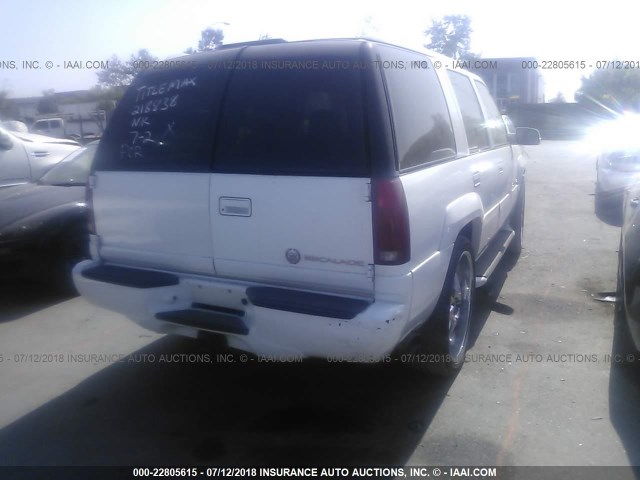 1GYEK63R7YR218838 - 2000 CADILLAC ESCALADE LUXURY თეთრი ფოტო 4
