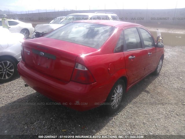 1FAFP34N97W128263 - 2007 FORD FOCUS ZX4/S/SE/SES 红色 照片 4