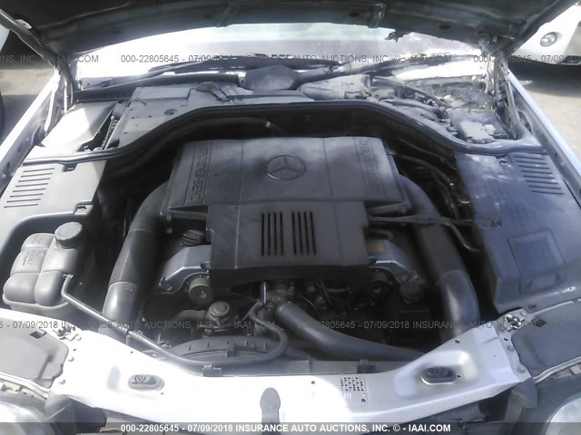 WDBGA43E9TA322627 - 1996 MERCEDES-BENZ S 420 SILVER photo 10