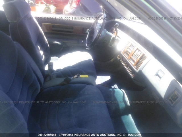 2G4WD14L8P1443080 - 1993 BUICK REGAL LIMITED BLUE photo 5