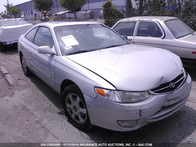 2T1CF28PXXC218195 - 1999 TOYOTA CAMRY SOLARA SE/SLE ვერცხლისფერი ფოტო 1
