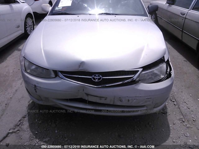 2T1CF28PXXC218195 - 1999 TOYOTA CAMRY SOLARA SE/SLE ვერცხლისფერი ფოტო 6