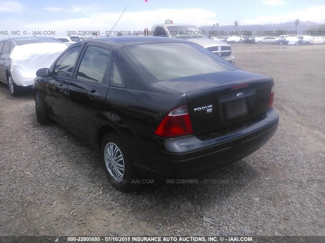 1FAFP34NX7W234785 - 2007 FORD FOCUS ZX4/S/SE/SES 黑色 照片 3