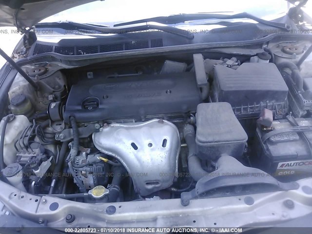 4T4BE46K59R077092 - 2009 TOYOTA CAMRY SE/LE/XLE GOLD photo 10