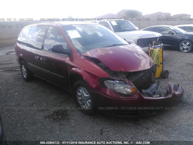 2A4GP44R67R109681 - 2007 CHRYSLER TOWN & COUNTRY LX RED photo 1