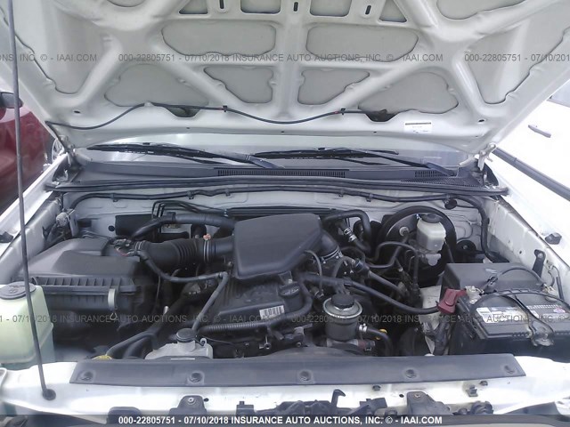 5TETX22N36Z267008 - 2006 TOYOTA TACOMA ACCESS CAB Weiß Foto 10