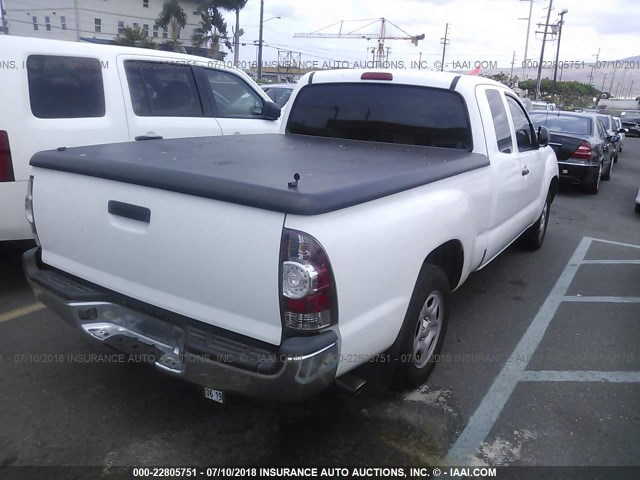 5TETX22N36Z267008 - 2006 TOYOTA TACOMA ACCESS CAB Weiß Foto 4