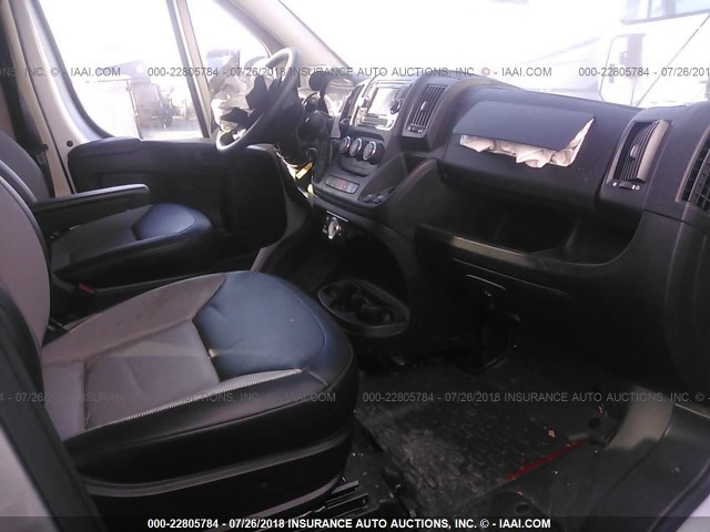 3C6TRVPG7FE512736 - 2015 RAM PROMASTER 2500 2500 HIGH SILVER photo 5