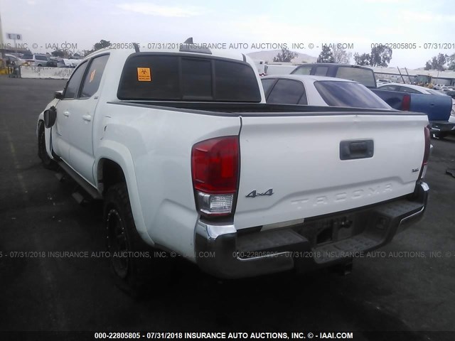 3TMCZ5AN8HM047036 - 2017 TOYOTA TACOMA DBL CAB/SR/TRDSPT/OR/PRO Ақ фото 3