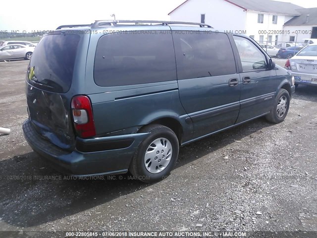 1GNDX06E2VD147363 - 1997 CHEVROLET VENTURE Light Blue photo 4