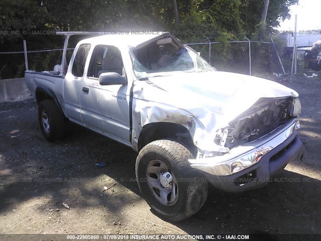 5TEWM72N01Z824629 - 2001 TOYOTA TACOMA XTRACAB SILVER photo 1