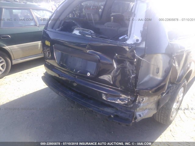 1D4GP24R66B589277 - 2006 DODGE GRAND CARAVAN SE BLACK photo 6