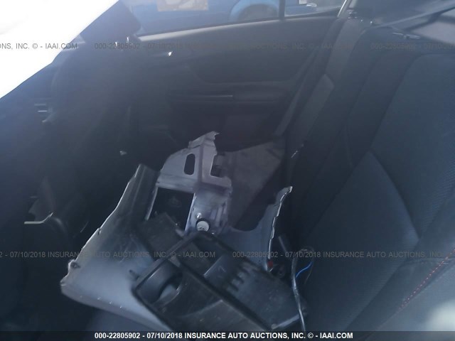 JF1VA1B66H9805122 - 2017 SUBARU WRX GRAY photo 8