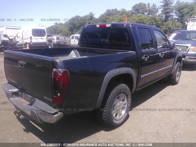 1GCDT33E288185473 - 2008 CHEVROLET COLORADO LT BLACK photo 4