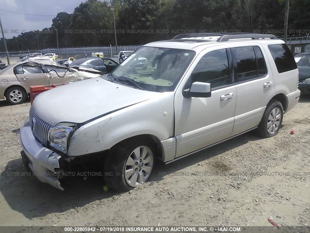 4M2EU37E36ZJ04932 - 2006 MERCURY MOUNTAINEER LUXURY WHITE photo 2