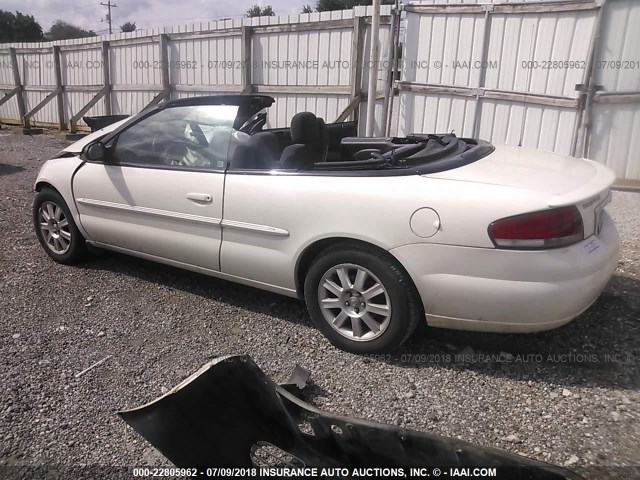 1C3EL75RX4N395055 - 2004 CHRYSLER SEBRING GTC WHITE photo 3