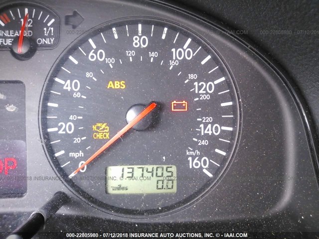 WVWPD23B6YP347749 - 2000 VOLKSWAGEN PASSAT GLX 银色 照片 7