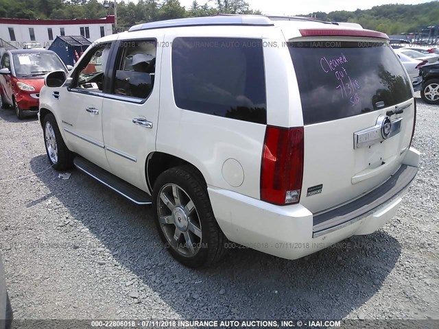 1GYFK23229R222815 - 2009 CADILLAC ESCALADE LUXURY WHITE photo 3