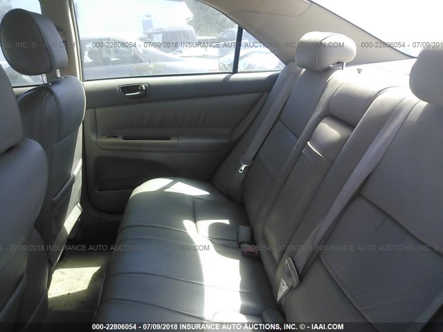4T1BE32KX2U557712 - 2002 TOYOTA CAMRY LE/XLE/SE Qızıl foto 8