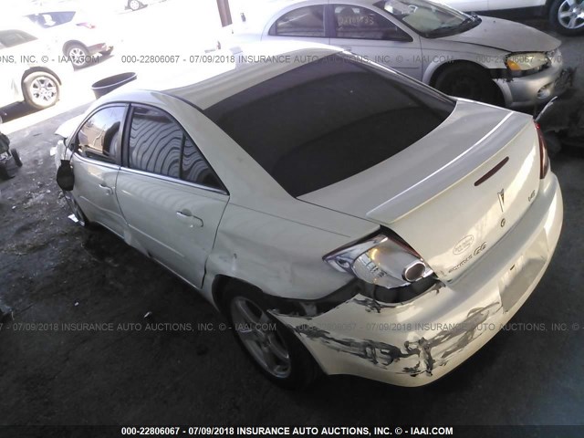 1G2ZG58N374178816 - 2007 PONTIAC G6 SE WHITE photo 3