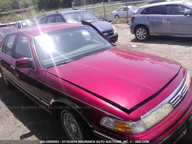 2FALP74W2RX193322 - 1994 FORD CROWN VICTORIA LX RED photo 1