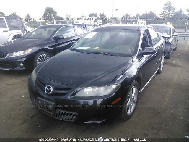 1YVHP80C775M41199 - 2007 MAZDA 6 I Черный фото 2