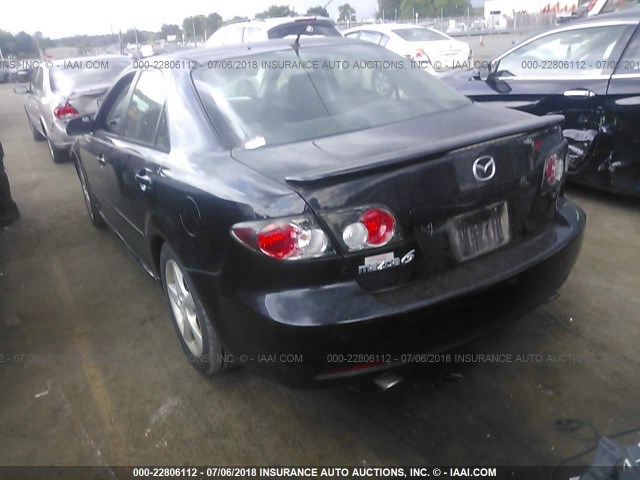 1YVHP80C775M41199 - 2007 MAZDA 6 I Черный фото 3