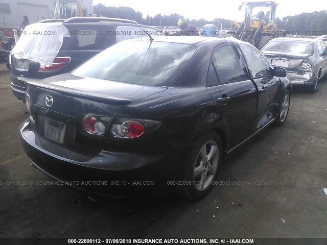 1YVHP80C775M41199 - 2007 MAZDA 6 I Черный фото 4