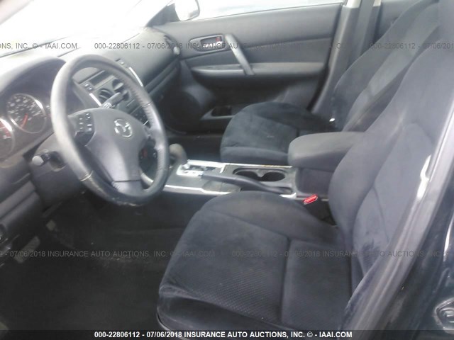 1YVHP80C775M41199 - 2007 MAZDA 6 I Черный фото 5