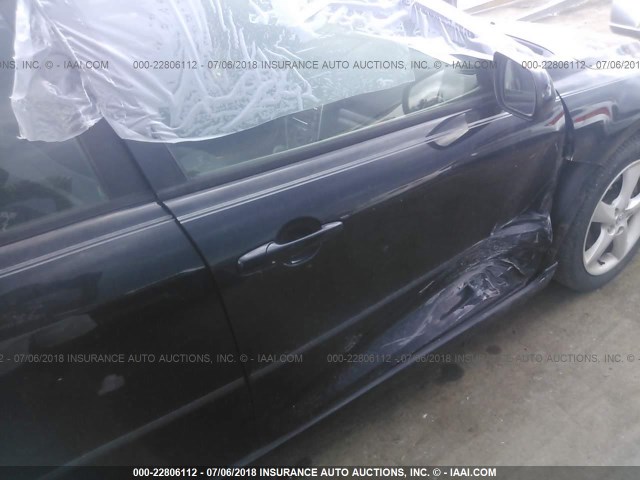 1YVHP80C775M41199 - 2007 MAZDA 6 I Черный фото 6