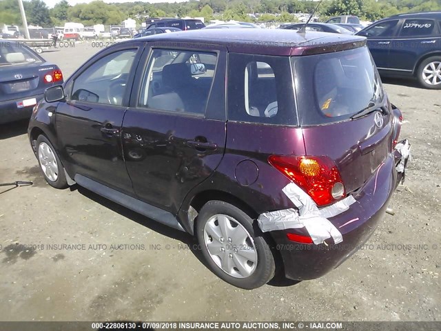 JTKKT624550105538 - 2005 TOYOTA SCION XA BURGUNDY photo 3