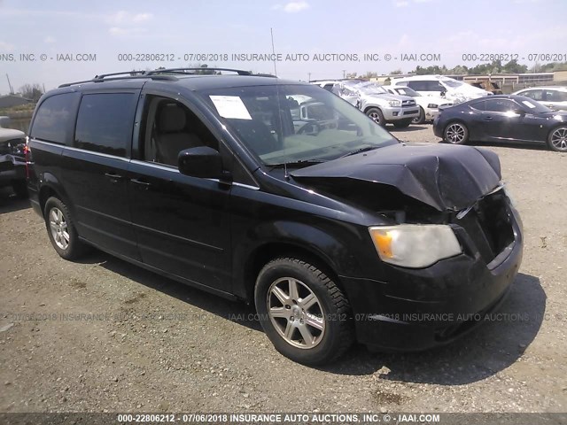 2A8HR54P08R105743 - 2008 CHRYSLER TOWN & COUNTRY TOURING BLACK photo 1