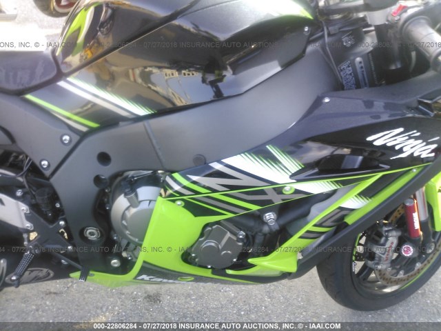 JKAZXCS19GA003066 - 2016 KAWASAKI ZX1000 S GREEN photo 8