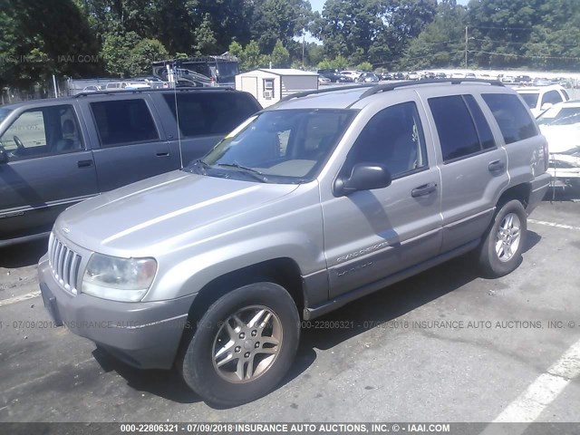 1J4GX48S24C163450 - 2004 JEEP GRAND CHEROKEE LAREDO/COLUMBIA/FREEDOM 银色 照片 2