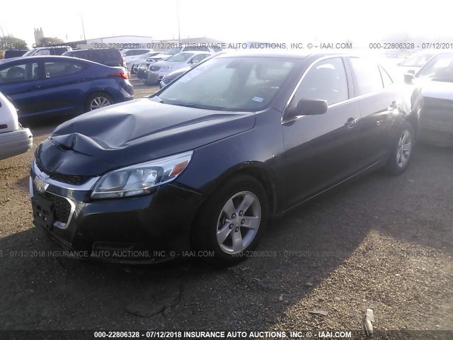 1G11B5SL2FF114597 - 2015 CHEVROLET MALIBU LS ნაცრისფერი ფოტო 2