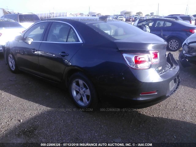 1G11B5SL2FF114597 - 2015 CHEVROLET MALIBU LS ნაცრისფერი ფოტო 3