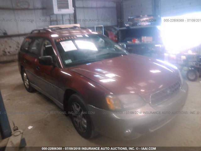 4S3BH675547629028 - 2004 SUBARU LEGACY OUTBACK AWP 栗色 照片 1