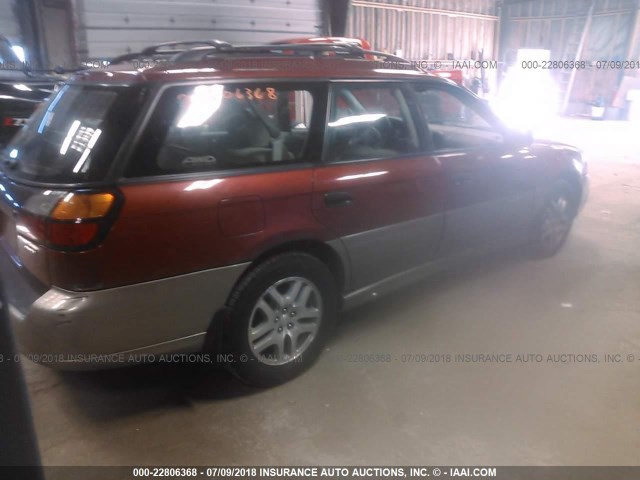 4S3BH675547629028 - 2004 SUBARU LEGACY OUTBACK AWP 栗色 照片 4