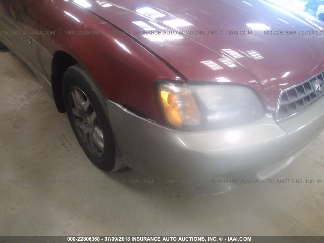 4S3BH675547629028 - 2004 SUBARU LEGACY OUTBACK AWP 栗色 照片 6